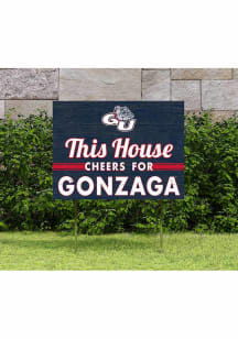 Gonzaga Bulldogs 18x24 This House Cheers Yard Sign