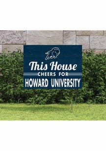 Howard Bison 18x24 This House Cheers Yard Sign
