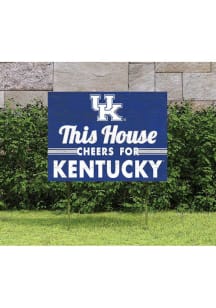 Kentucky Wildcats 18x24 This House Cheers Yard Sign