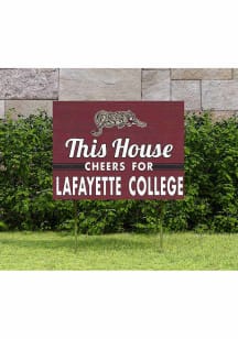 Lafayette College 18x24 This House Cheers Yard Sign