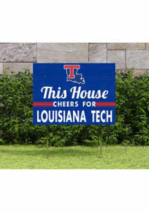 Louisiana Tech Bulldogs 18x24 This House Cheers Yard Sign
