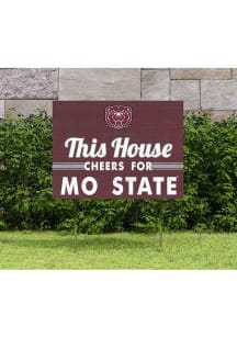 Missouri State Bears 18x24 This House Cheers Yard Sign