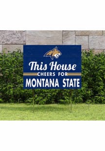 Montana State Bobcats 18x24 This House Cheers Yard Sign
