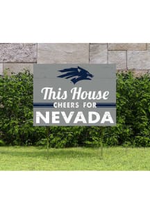 Nevada Wolf Pack 18x24 This House Cheers Yard Sign