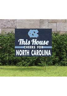 North Carolina Tar Heels 18x24 This House Cheers Yard Sign