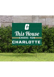 UNCC 49ers 18x24 This House Cheers Yard Sign