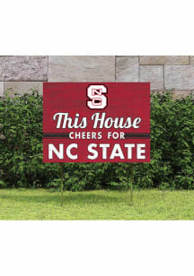 NC State Wolfpack 18x24 This House Cheers Yard Sign