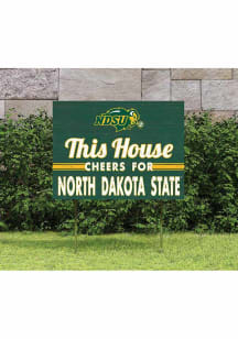 North Dakota State Bison 18x24 This House Cheers Yard Sign