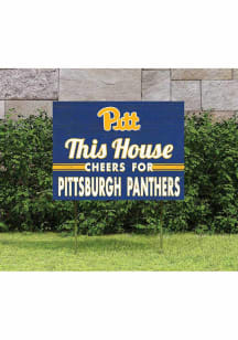 Pitt Panthers 18x24 This House Cheers Yard Sign