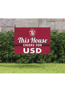 South Dakota Coyotes 18x24 This House Cheers Yard Sign