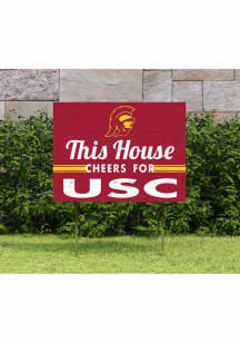 USC Trojans 18x24 This House Cheers Yard Sign