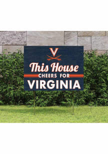 Virginia Cavaliers 18x24 This House Cheers Yard Sign