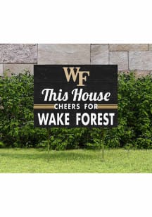 Wake Forest Demon Deacons 18x24 This House Cheers Yard Sign
