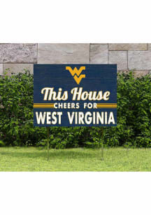 West Virginia Mountaineers 18x24 This House Cheers Yard Sign