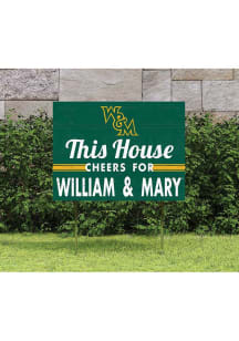 William &amp; Mary Tribe 18x24 This House Cheers Yard Sign