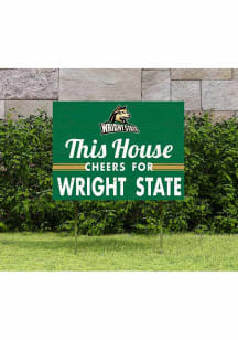 Wright State Raiders 18x24 This House Cheers Yard Sign
