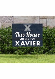 Xavier Musketeers 18x24 This House Cheers Yard Sign