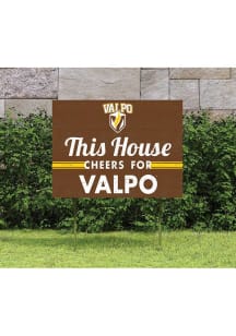 Valparaiso Beacons 18x24 This House Cheers Yard Sign