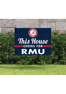 Robert Morris Colonials 18x24 This House Cheers Yard Sign