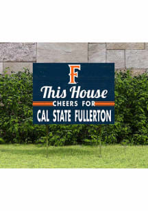 Cal State Fullerton Titans 18x24 This House Cheers Yard Sign