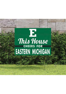 Eastern Michigan Eagles 18x24 This House Cheers Yard Sign