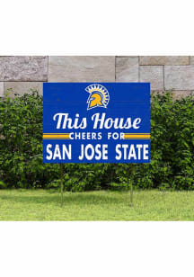 San Jose State Spartans 18x24 This House Cheers Yard Sign