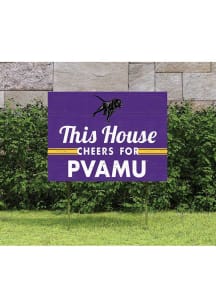 Prairie View A&amp;M Panthers 18x24 This House Cheers Yard Sign