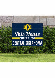 Central Oklahoma Bronchos 18x24 This House Cheers Yard Sign
