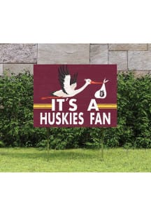 Bloomsburg University Huskies 18x24 Stork Yard Sign