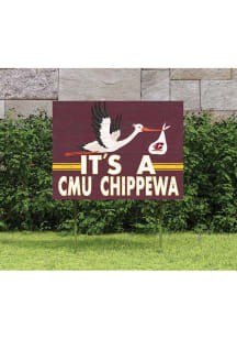 Central Michigan Chippewas 18x24 Stork Yard Sign