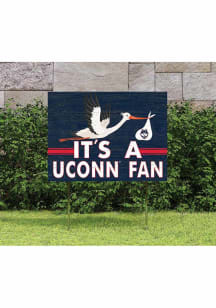 UConn Huskies 18x24 Stork Yard Sign