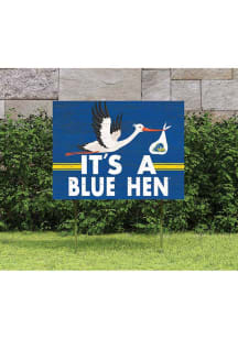 Delaware Fightin' Blue Hens 18x24 Stork Yard Sign