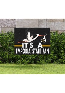 Emporia State Hornets 18x24 Stork Yard Sign