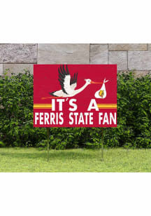 Ferris State Bulldogs 18x24 Stork Yard Sign
