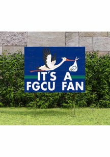Florida Gulf Coast Eagles 18x24 Stork Yard Sign