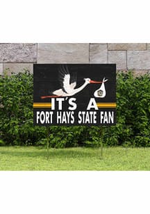 Fort Hays State Tigers 18x24 Stork Yard Sign