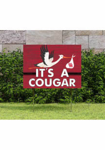 Houston Cougars 18x24 Stork Yard Sign