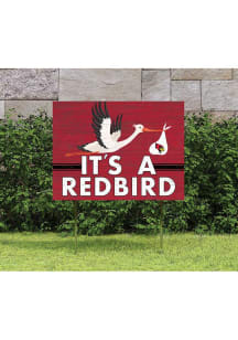 Illinois State Redbirds 18x24 Stork Yard Sign