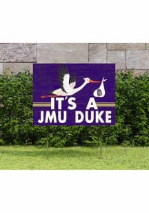 James Madison Dukes 18x24 Stork Yard Sign