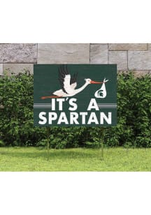 Michigan State Spartans 18x24 Stork Yard Sign