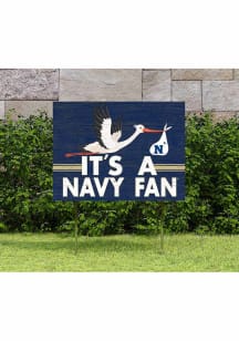 Navy Midshipmen 18x24 Stork Yard Sign