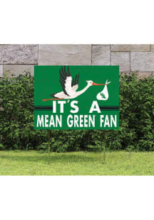 North Texas Mean Green 18x24 Stork Yard Sign