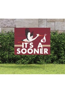 Oklahoma Sooners 18x24 Stork Yard Sign