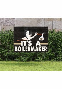 Gold Purdue Boilermakers 18x24 Stork Yard Sign