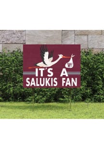 Southern Illinois Salukis 18x24 Stork Yard Sign