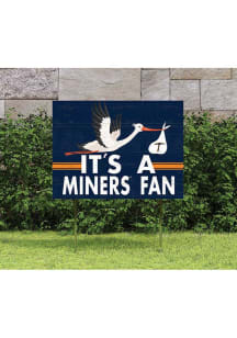 UTEP Miners 18x24 Stork Yard Sign