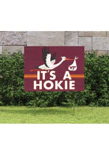 Virginia Tech Hokies 18x24 Stork Yard Sign