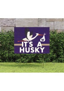 Washington Huskies 18x24 Stork Yard Sign
