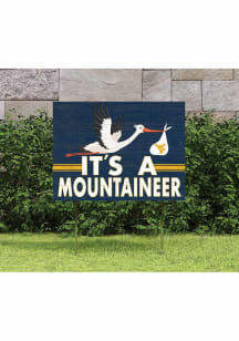 West Virginia Mountaineers 18x24 Stork Yard Sign