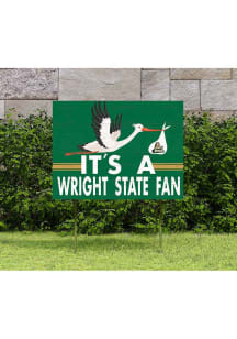 Wright State Raiders 18x24 Stork Yard Sign